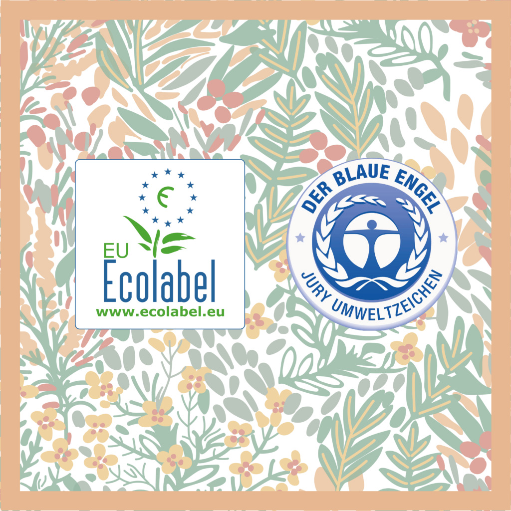 Certifications Ecolabel et Ange Bleu pour papier recyclé 100%